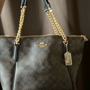 Coach Black and Gold Women's Bag